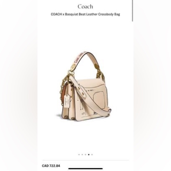 COACH x Jean-Michel Basquiat Beat Leather Crossbody - Picture 9 of 10
